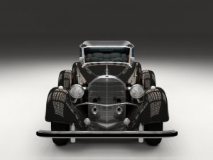 mercedes 770k grosser nazi staff car 3D 모델