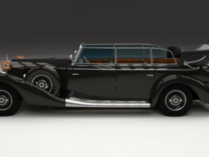 mercedes 770k grosser nazi staff car 3D 모델