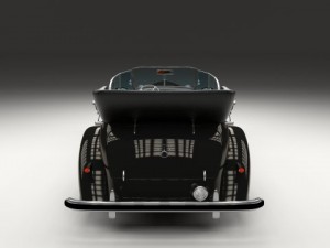 mercedes 770k grosser nazi staff car 3D 모델