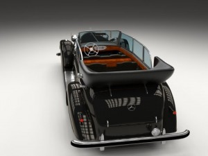 mercedes 770k grosser nazi staff car 3D 모델