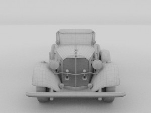 mercedes 770k grosser nazi staff car 3D 모델