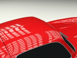 rigged mercedes 300sl w198 Modèle 3D