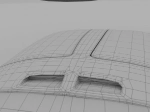 rigged mercedes 300sl w198 3D Model
