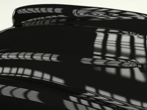 rigged mercedes 300sl gullwing with interior 3D Model