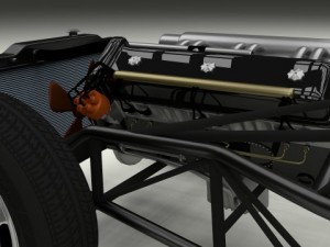 fully modelledrigged mercedes 300sl gullwing 3D Модель