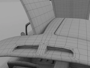 fully modelledrigged mercedes 300sl gullwing 3D Model