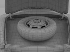fully modelledrigged mercedes 300sl gullwing 3D Модель