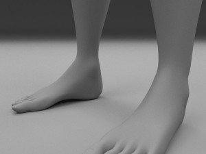 human male clay model 3D Model