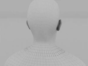 human male clay model 3D Model