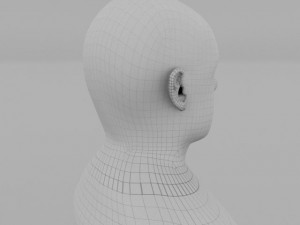 human male clay model 3D Model