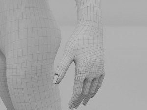 human male clay model 3D Model
