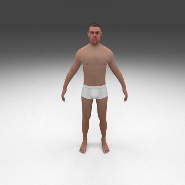 8k realistic human male man 3D Модель .c4d .max .obj .3ds .fbx .stl .blend 
