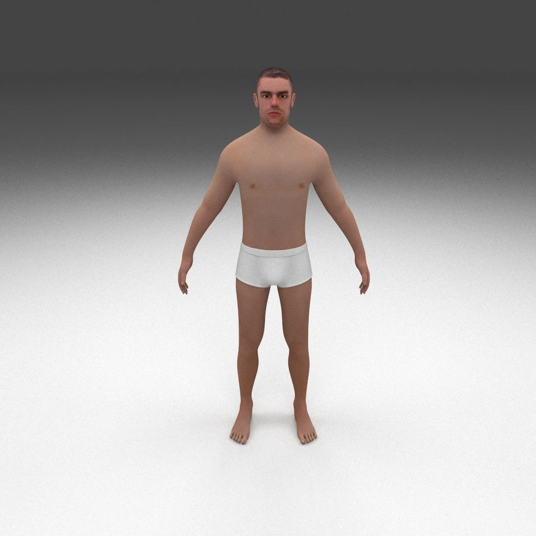 8k realistic human male man 3D Model .c4d .max .obj .3ds .fbx .stl .blend 
