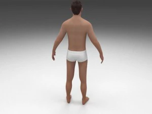 8k realistic human male man 3D Model