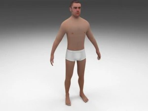8k realistic human male man 3D Model