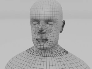 8k realistic human male man 3D Model