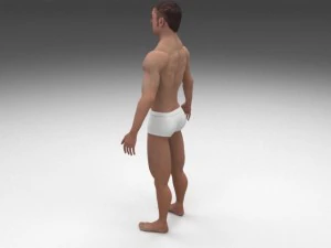8k muscular human male 3D Model