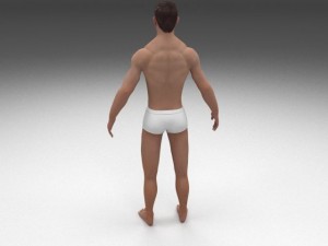 8k muscular human male 3D-Modell
