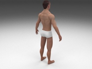8k muscular human male 3D-Modell