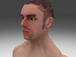 8k muscular human male 3D-Modell