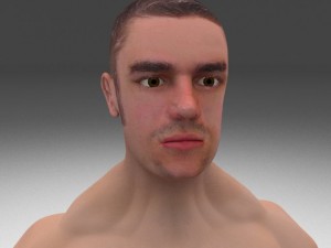 8k muscular human male 3D-Modell