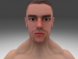 8k muscular human male 3D-Modell