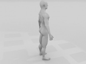 8k muscular human male 3D-Modell