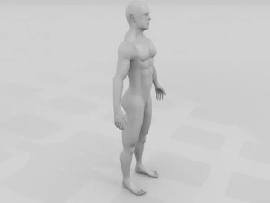8k muscular human male 3D Model