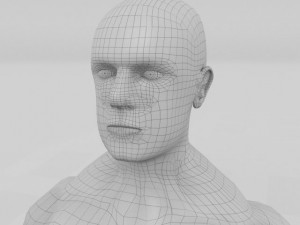 8k muscular human male 3D-Modell