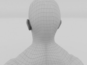 8k muscular human male 3D-Modell