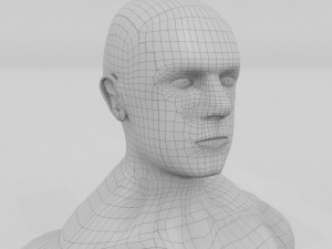8k muscular human male 3D-Modell