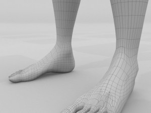 8k muscular human male 3D-Modell