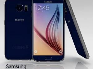 Samsung Galaxy S6 nero zaffiro Modello 3D