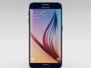 samsung galaxy s6 sapphire black 3D Модель