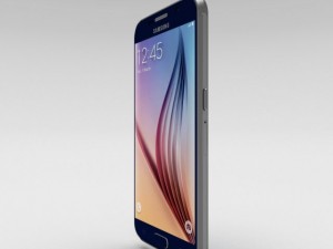 samsung galaxy s6 sapphire black 3D Модель