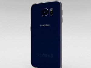 samsung galaxy s6 sapphire black 3D Модель