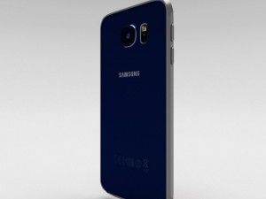 samsung galaxy s6 sapphire black 3D Модель