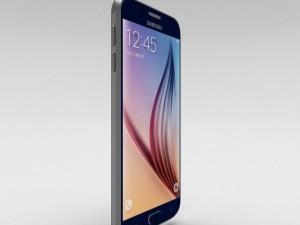 samsung galaxy s6 sapphire black 3D Модель