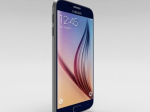 samsung galaxy s6 sapphire black 3D Модель