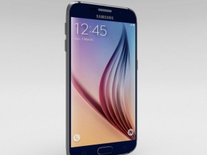 samsung galaxy s6 sapphire black 3D Модель