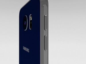 samsung galaxy s6 sapphire black 3D Модель