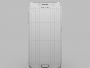samsung galaxy s6 sapphire black 3D Модель
