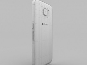 samsung galaxy s6 sapphire black 3D Модель