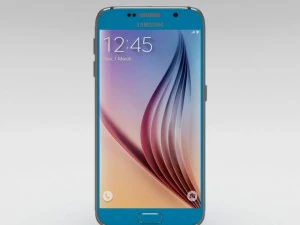 samsung galaxy s6 topaz blue 3D Model