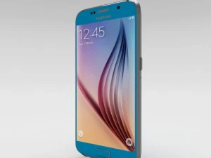samsung galaxy s6 topaz blue 3D Model