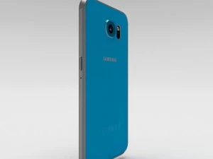 samsung galaxy s6 topaz blue 3D Model