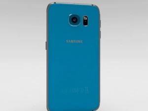 samsung galaxy s6 topaz blue 3D Model