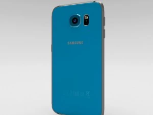 samsung galaxy s6 topaz blue 3D Model