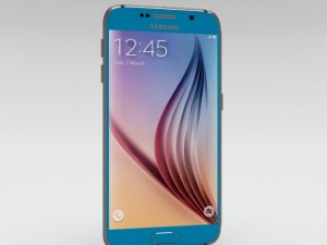 samsung galaxy s6 topaz blue Modèle 3D