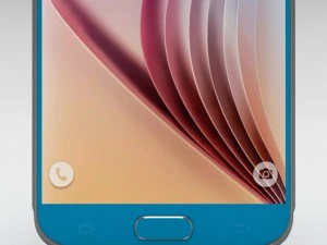samsung galaxy s6 topaz blue 3D Model